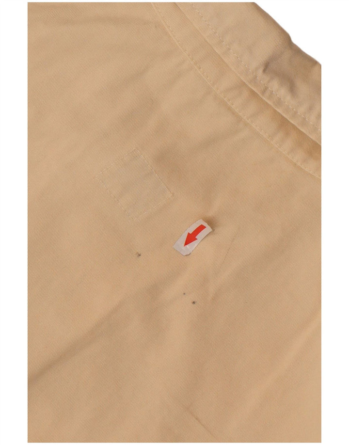 VINTAGE Chaqueta militar utilitaria para hombre Reino Unido 36 Algodón beige pequeño