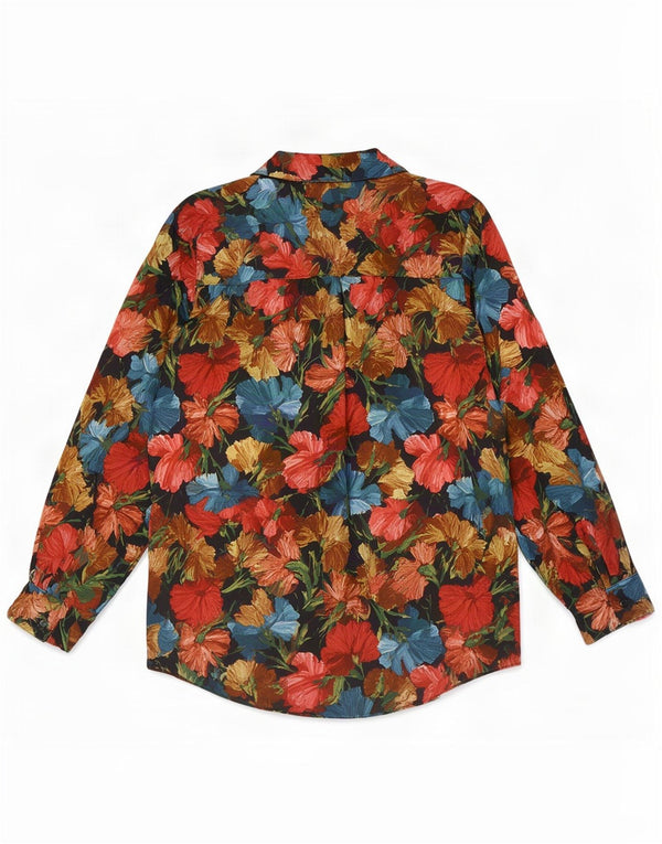 Zara Womens Oversized Shirt UK 10 Small Multicoloured Floral