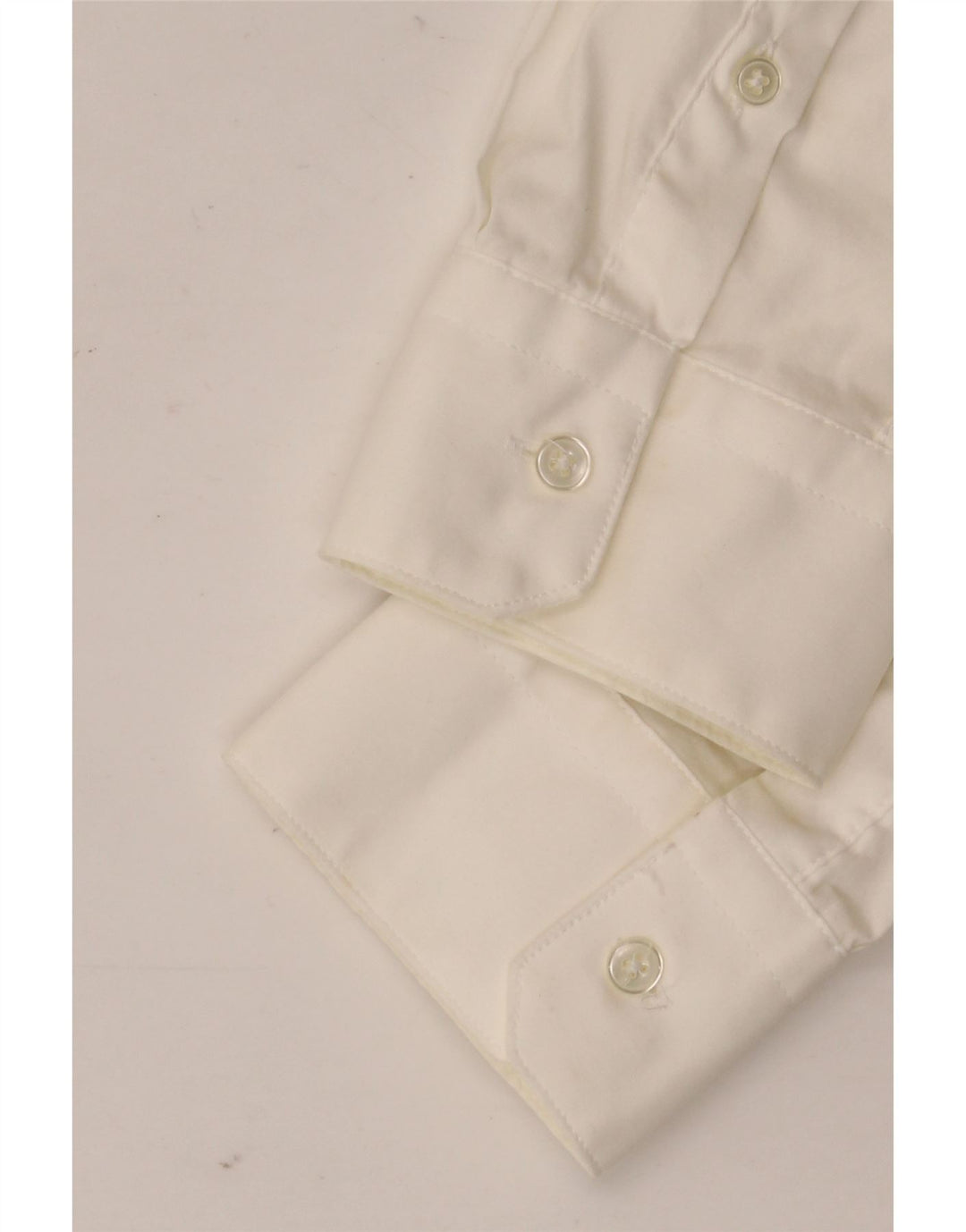 ZARA Hombre Camisa Super Slim Fit Algodón Blanco Mediano