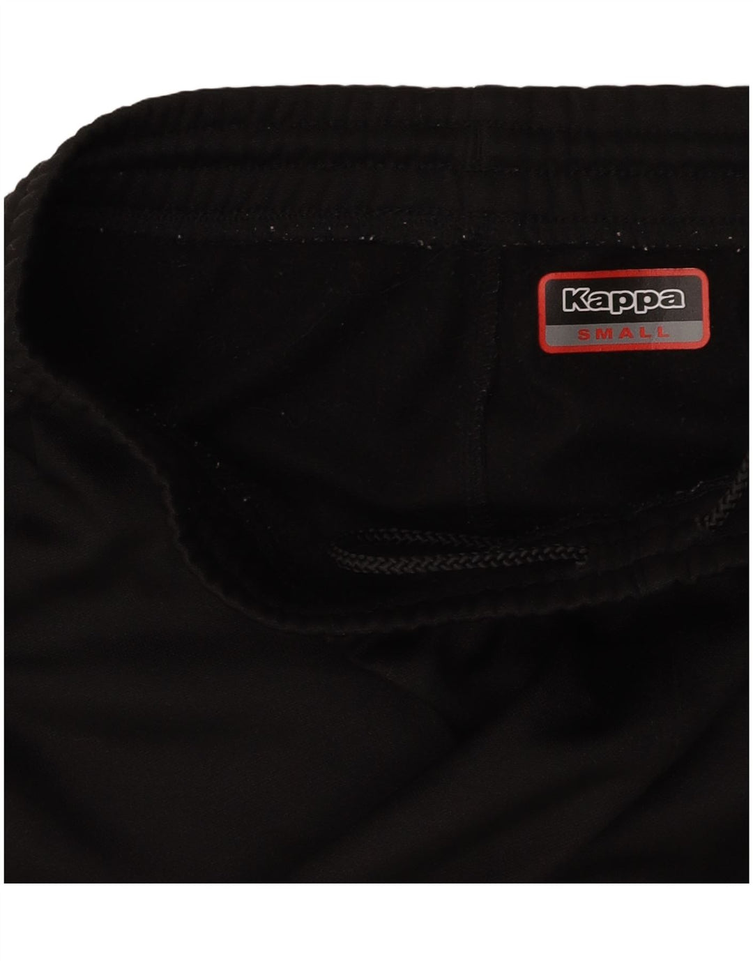 KAPPA Hombre Pantalones De Chándal Joggers Small Negro