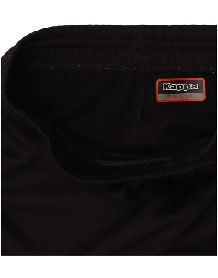 KAPPA Hombre Pantalones De Chándal Joggers Small Negro