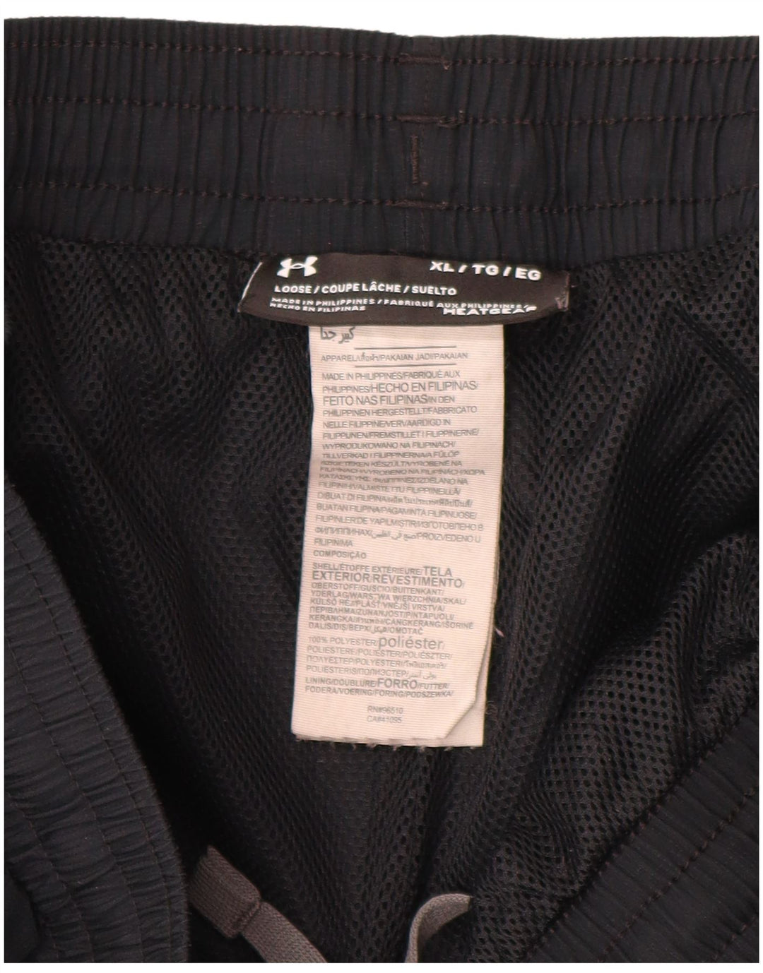 Under Armour Pantalón De Chándal Gráfico Hombre XL Poliéster Negro