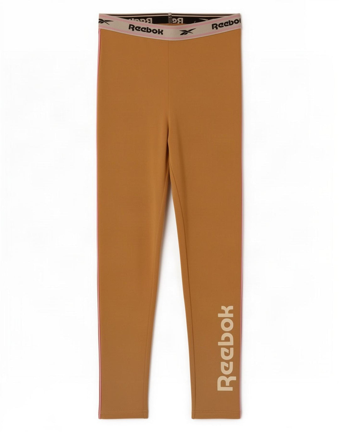 Reebok Leggings gráficos para niña 8-9 años Beige Poliéster color block