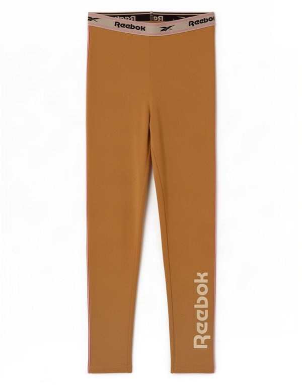 Reebok Leggings gráficos para niña 8-9 años Beige Poliéster color block