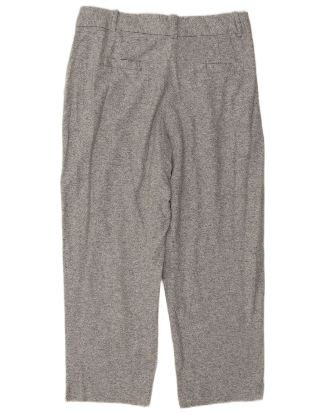 MASSIMO DUTTI Pantalones cortos con pinzas para mujer EU 42 Large W32 L25 Gris