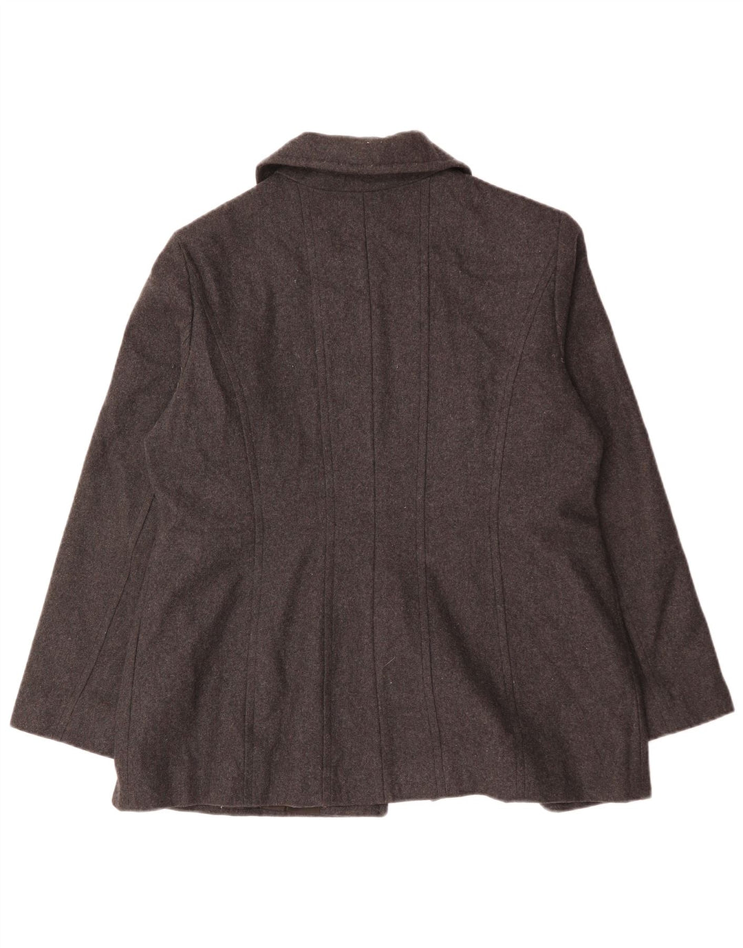 Abrigo para mujer London Fog UK 18 XL Lana gris