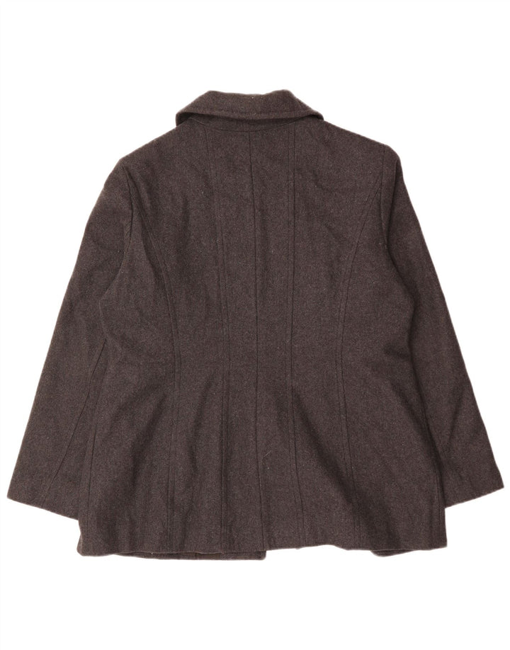 Abrigo para mujer London Fog UK 18 XL Lana gris