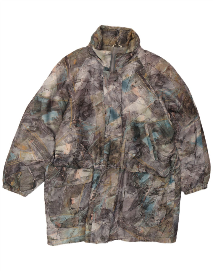 C&A Chaqueta cortavientos con estampado abstracto para mujer IT 44 Medium Multicolor