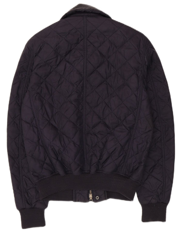 Barbour Chaqueta acolchada para hombre UK 36 Small Poliamida azul marino