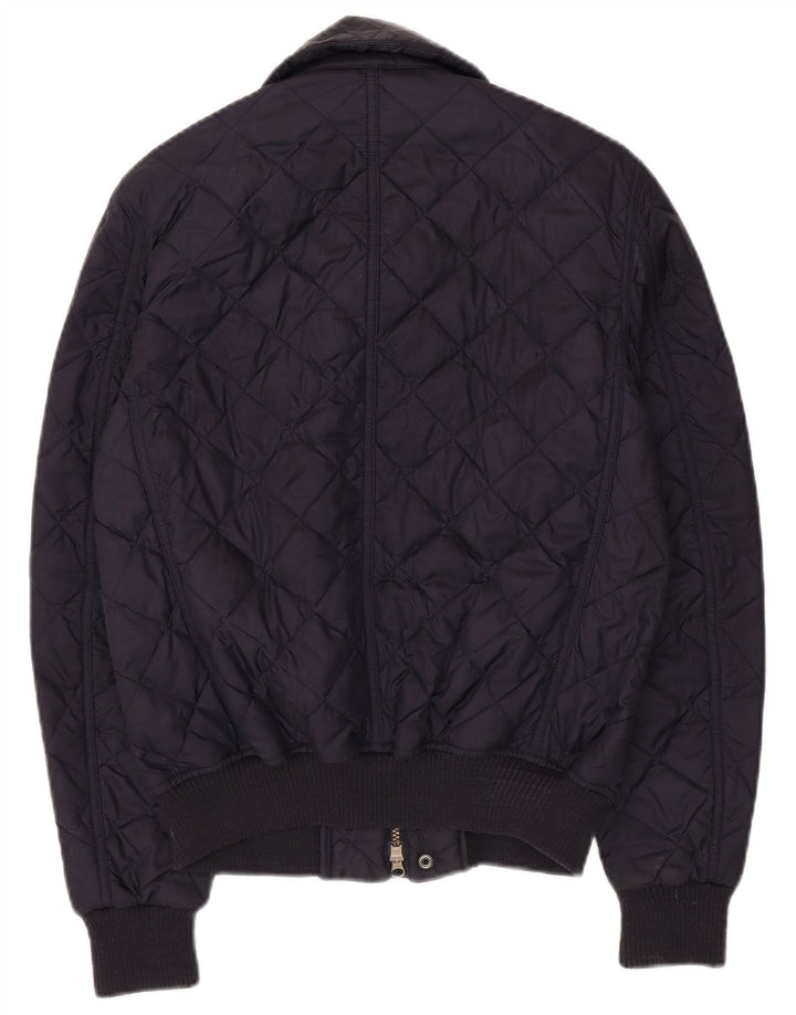 Barbour Chaqueta acolchada para hombre UK 36 Small Poliamida azul marino
