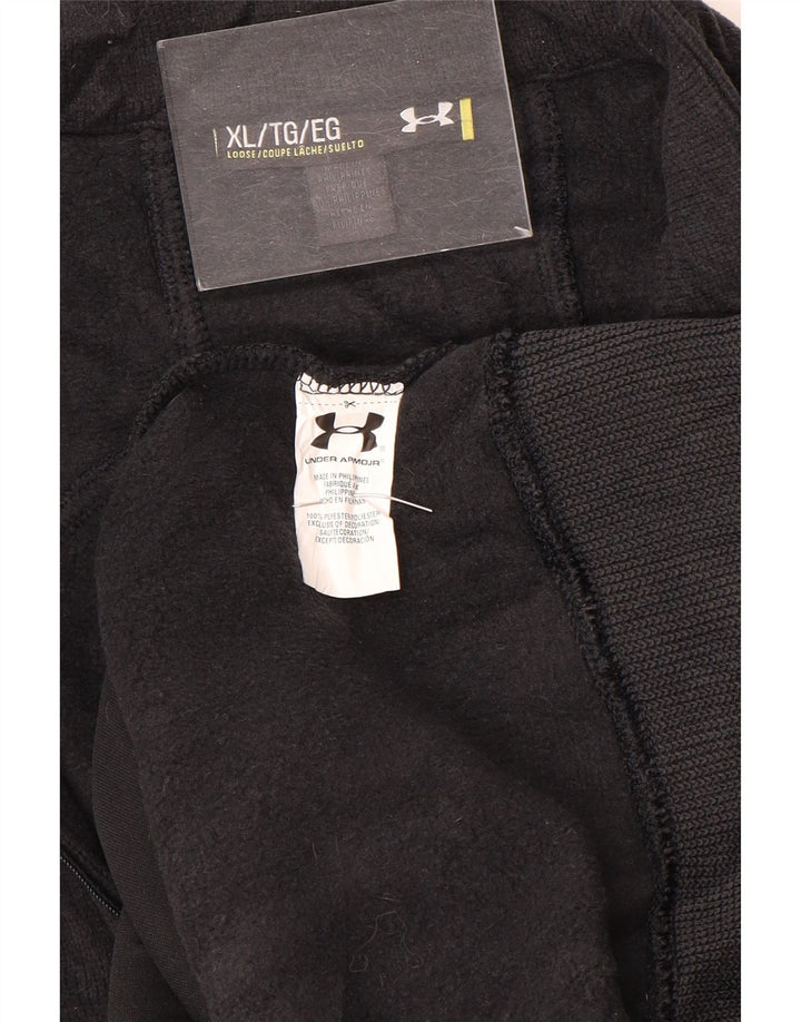 Under Armour Hombre Zip Neck Sudadera Jumper XL Gris Poliéster