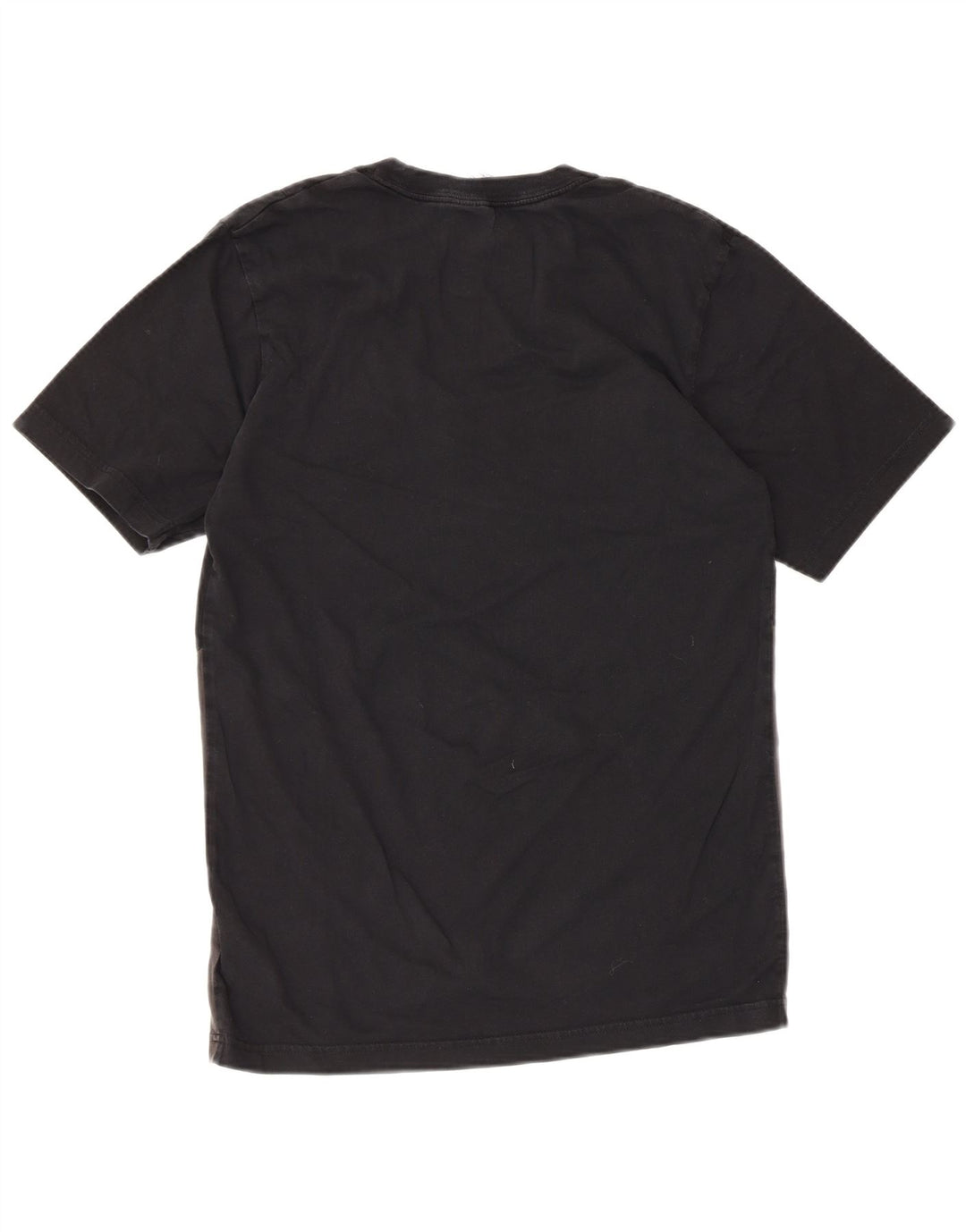 NIKE Camiseta gráfica para hombre Top pequeño de algodón con bloques de color negro