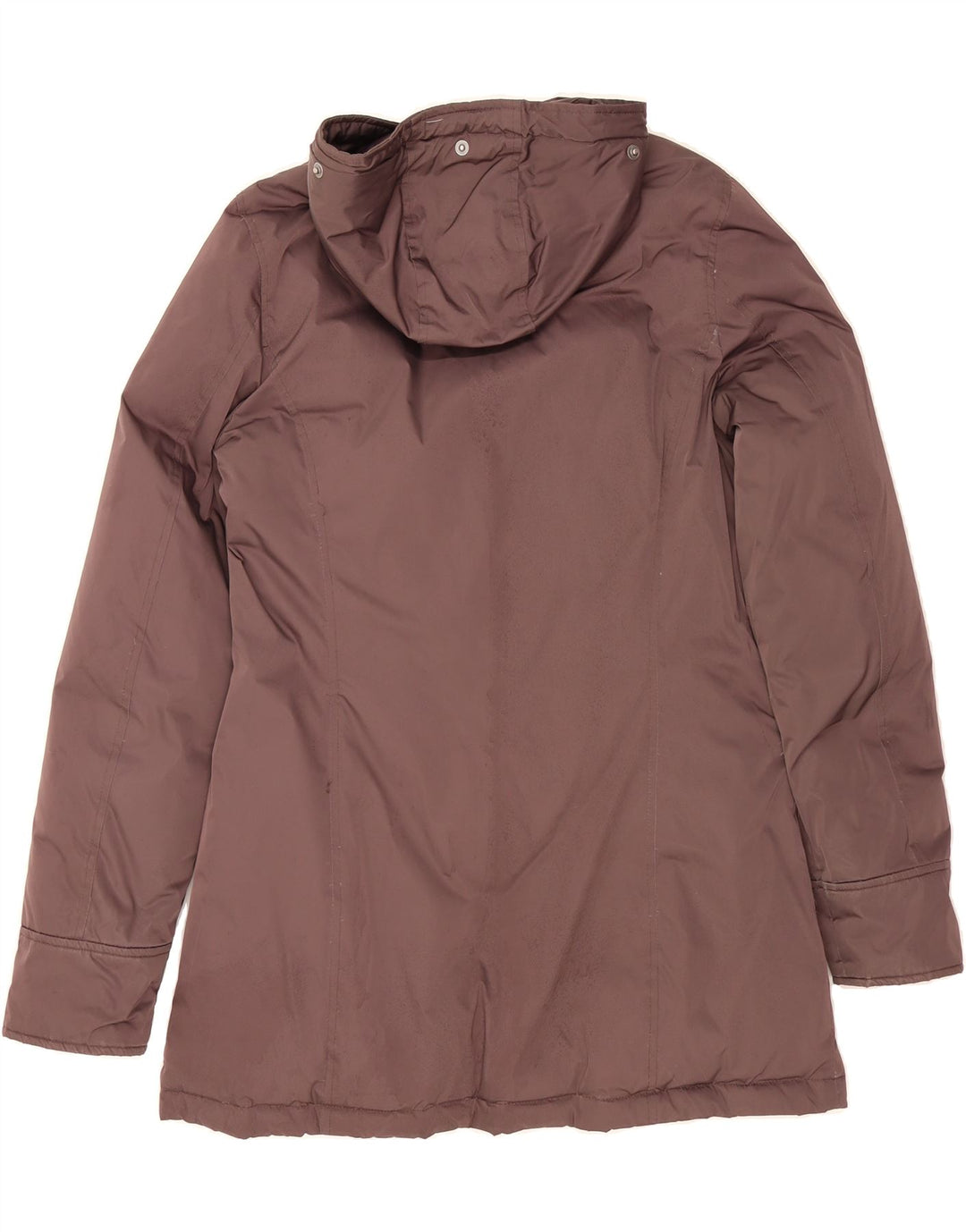 WOOLRICH Womens Hooded Windbreaker Jacket UK 16 Large Brown Vintage Woolrich and Second-Hand Woolrich from Messina Hembry 