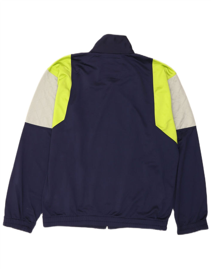 DIADORA Chaqueta de chándal para hombre, talla 42, talla grande, color azul marino