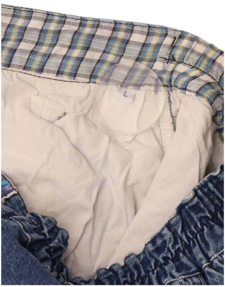 VINTAGE Jeans cónicos para mujer grandes W34 L30 azul