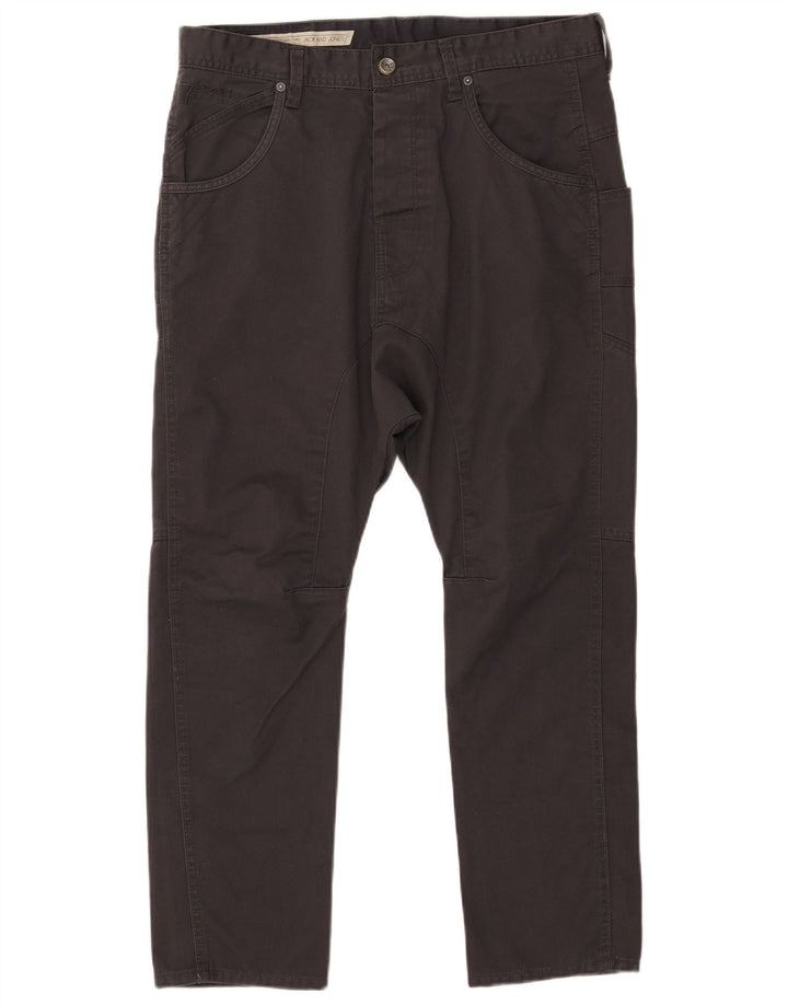 Jack & Jones Mens Slim Casual Pantalones W34 L25 Poliéster Negro