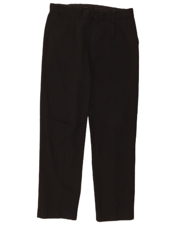 Marks & Spencer Pantalones chinos rectos para niños 15-16 años W32 L29 Negro