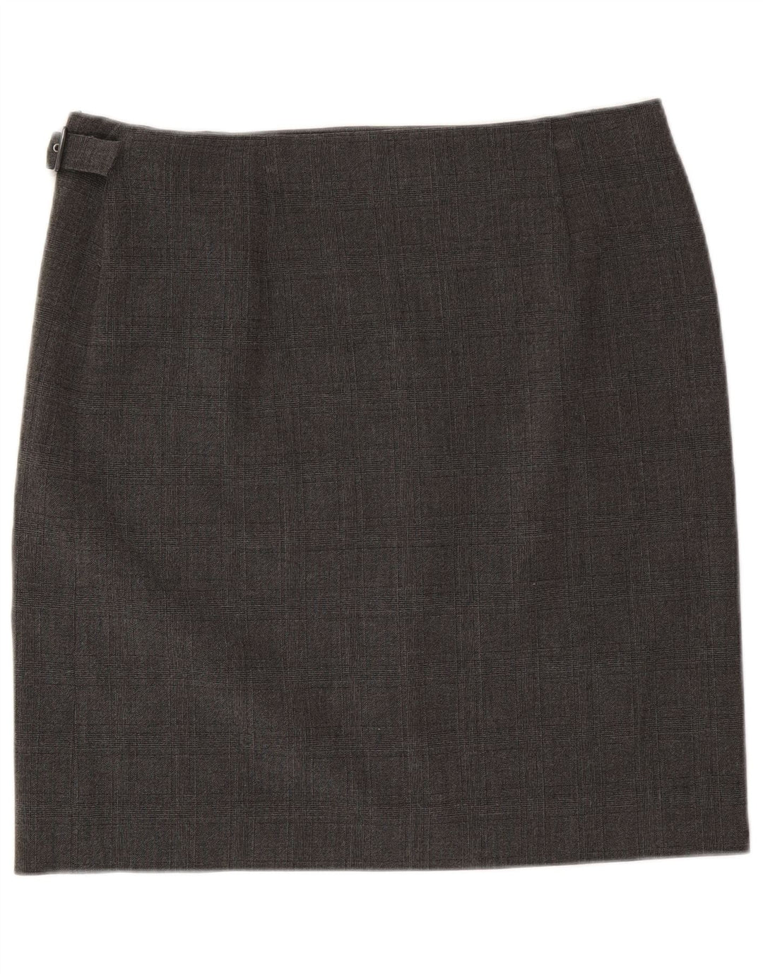 Armani Jeans Falda cruzada para mujer US 12 Grande W34 Gris Cuadros Poliéster