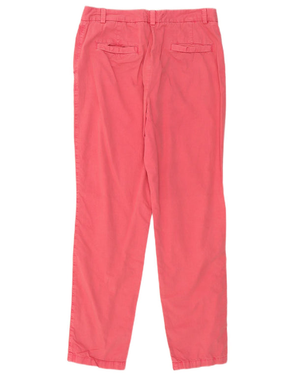 Marks & Spencer Pantalones chinos ajustados para mujer UK 10 Small W30 L28 Algodón rosa