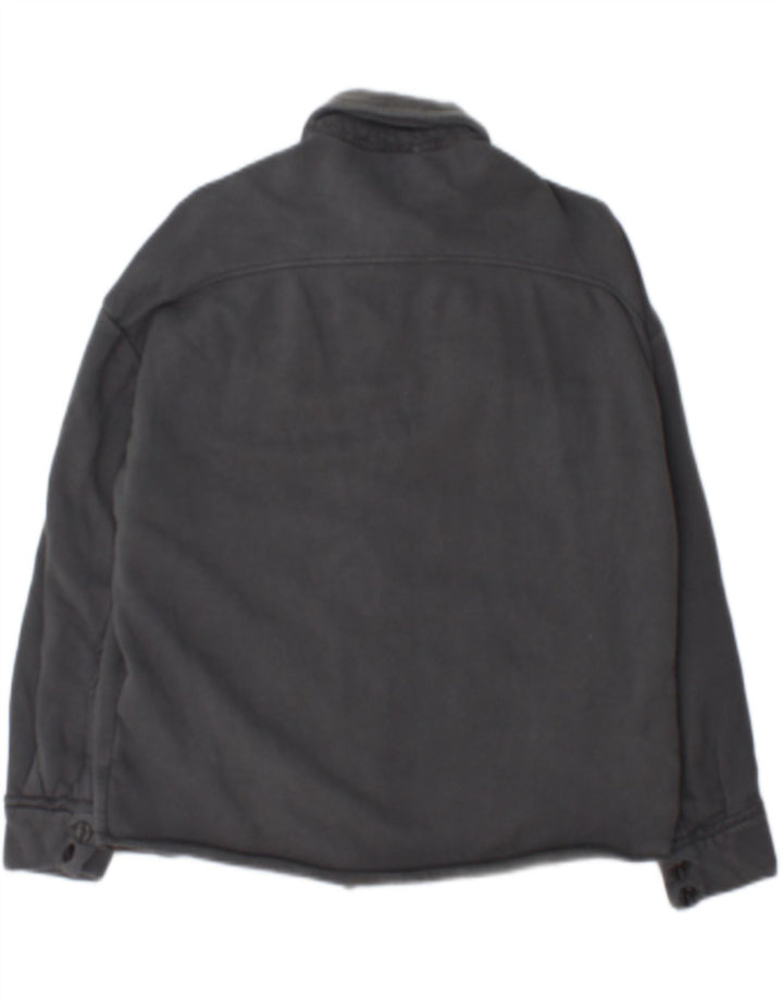 Dkny Camisa oversize para mujer UK 2 2XS Algodón gris