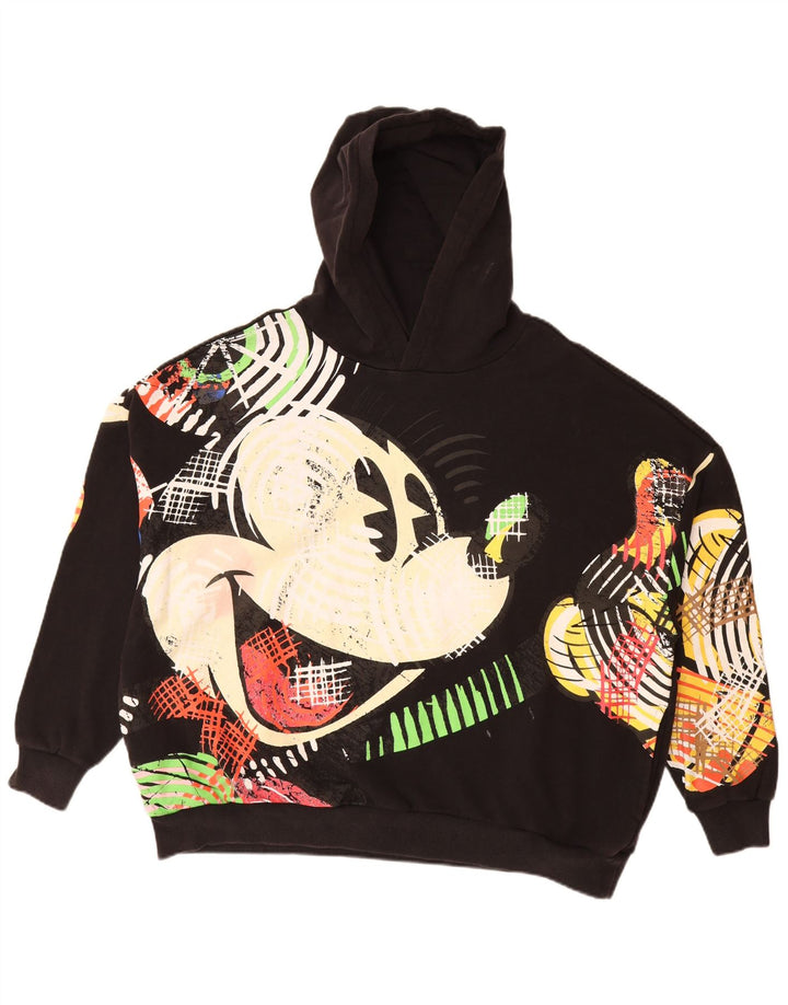 DESIGUAL - Sudadera con capucha para mujer con diseño de Mickey Mouse, talla M, color negro