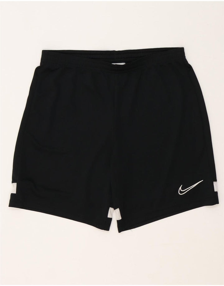 Pantalones cortos deportivos Nike Dri Fit para hombre Poliéster negro mediano