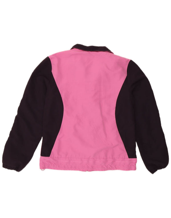 Chaqueta cortavientos para mujer Lotto UK 44 Poliéster color block rosa medio