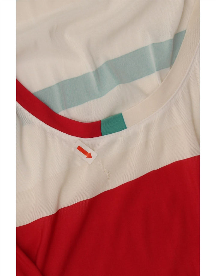 Byblos Vestido básico sin mangas para mujer UK 40 Pequeño multicolor a rayas