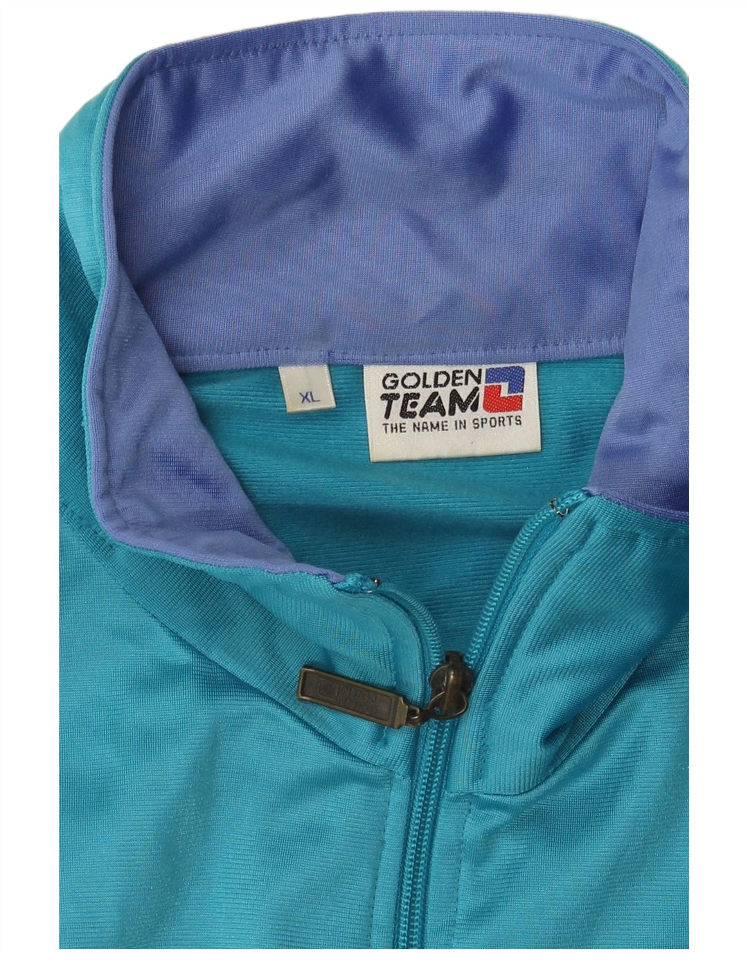 Golden Team Chaqueta de chándal para hombre XL Azul Colorblock Poliéster