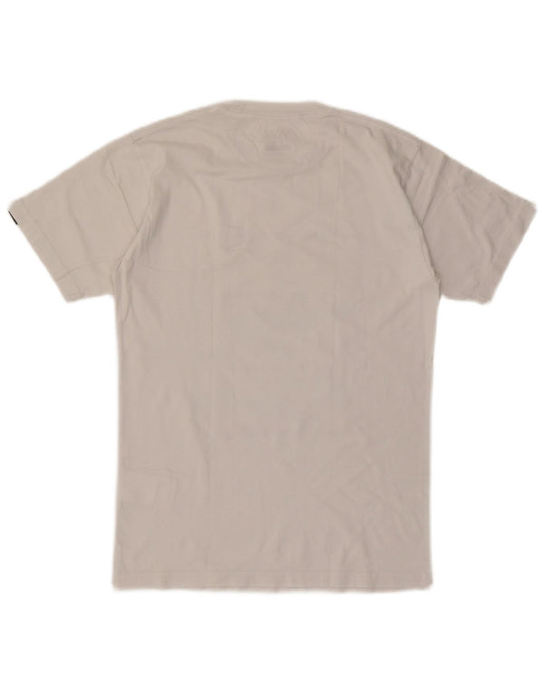 Vans Camiseta con gráfico de ajuste clásico para hombre Top pequeño de algodón blanco