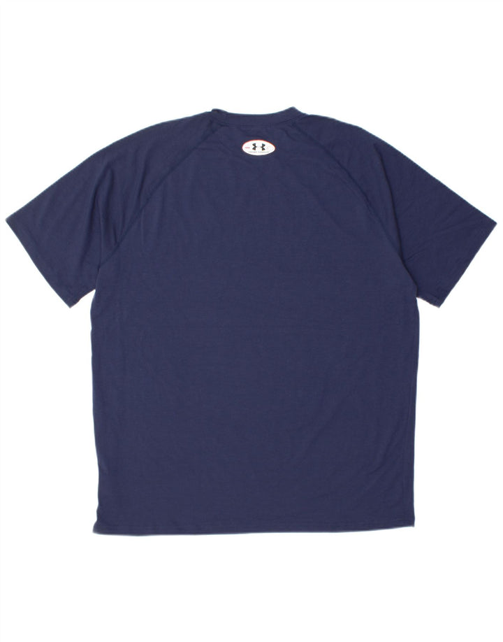 UNDER ARMOUR Camiseta para hombre Top Small Azul marino Poliéster