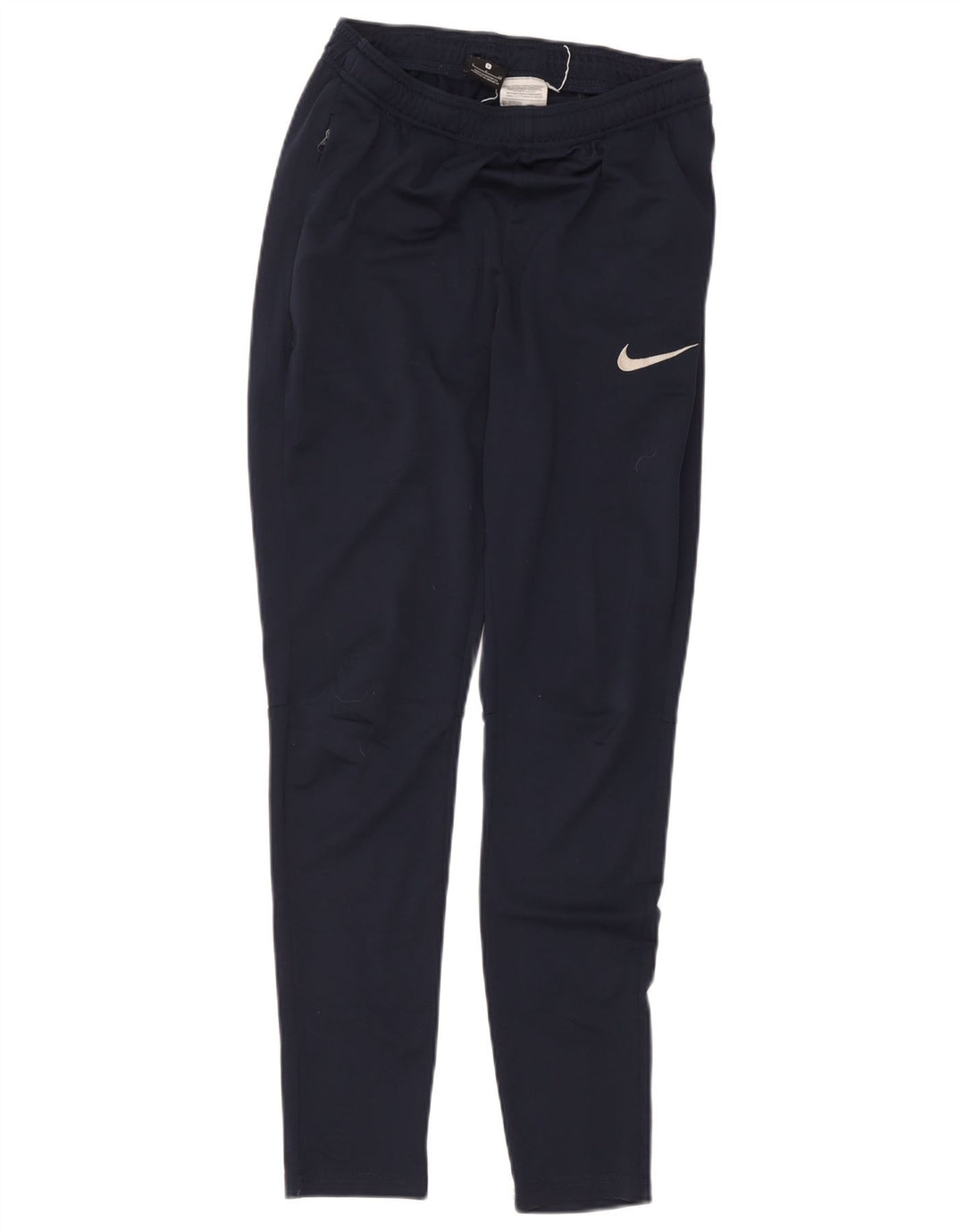 Nike Dri Fit - Pantalones de chándal para mujer (talla 8), color azul marino, poliéster
