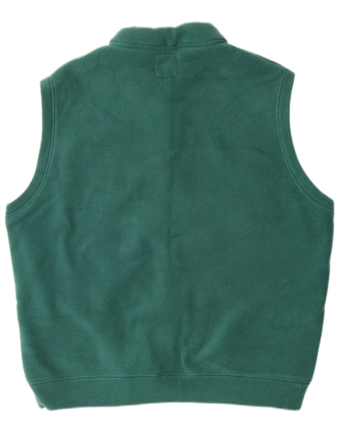 Outrage Chaleco polar para hombre Reino Unido 40 Poliéster verde grande