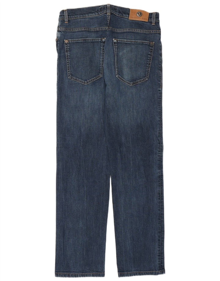 Vaqueros Trussardi Mujer Rectos W32 L29 Azul Algodón