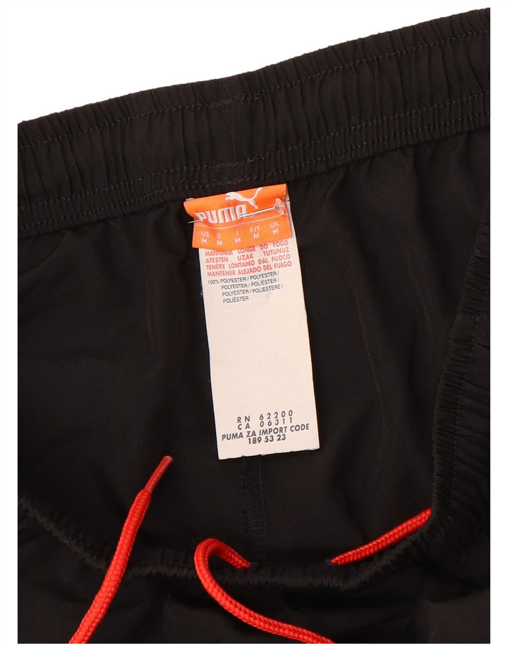 Pantalones cortos deportivos Puma para hombre poliéster negro mediano