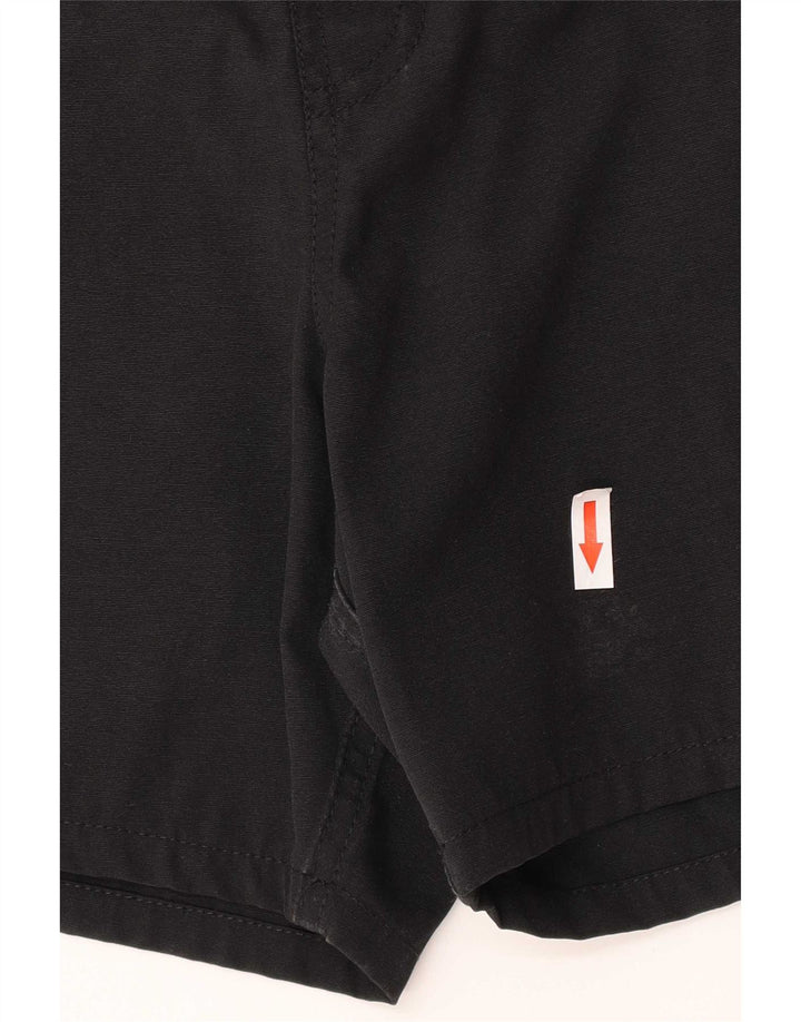 Bear Mens Chino Shorts W34 Grande Poliéster Negro