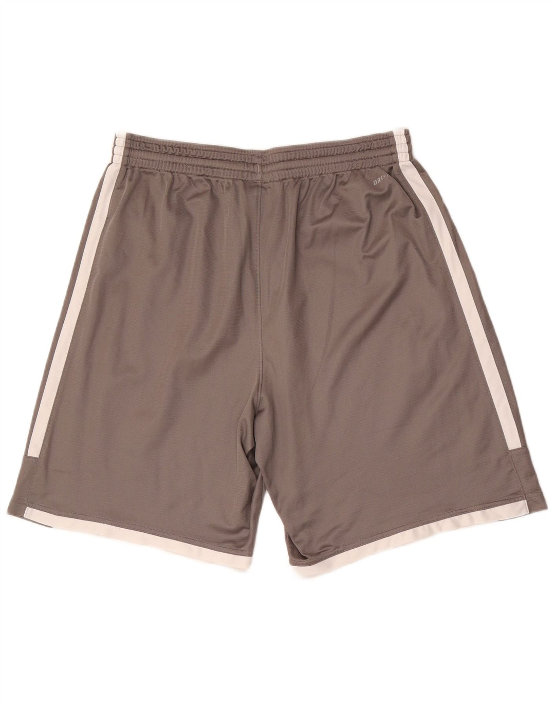 Nike Pantalones cortos deportivos Dri Fit para hombre XL Gris Colorblock Poliéster