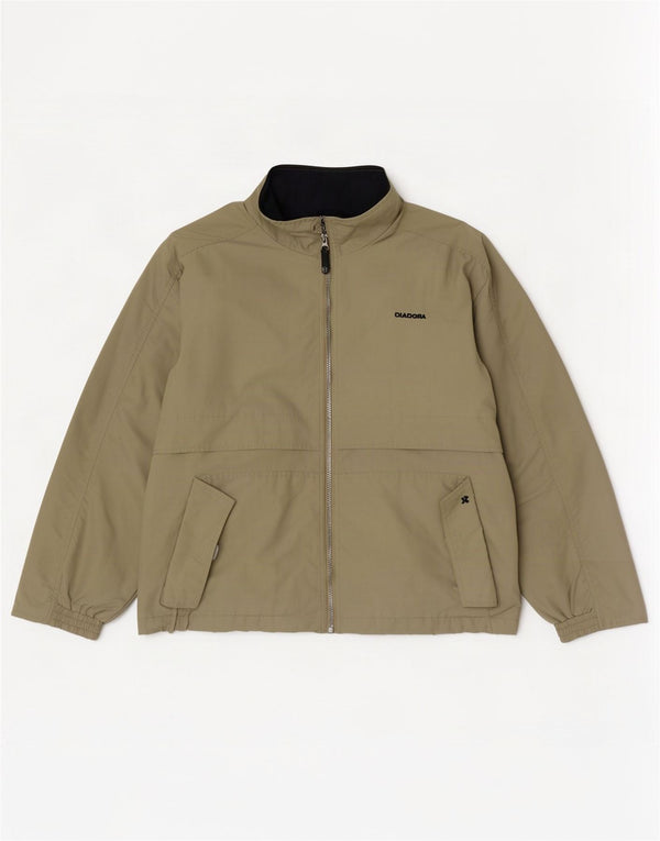 Diadora Chubasquero Hombre UK 38 Medium Caqui Poliamida