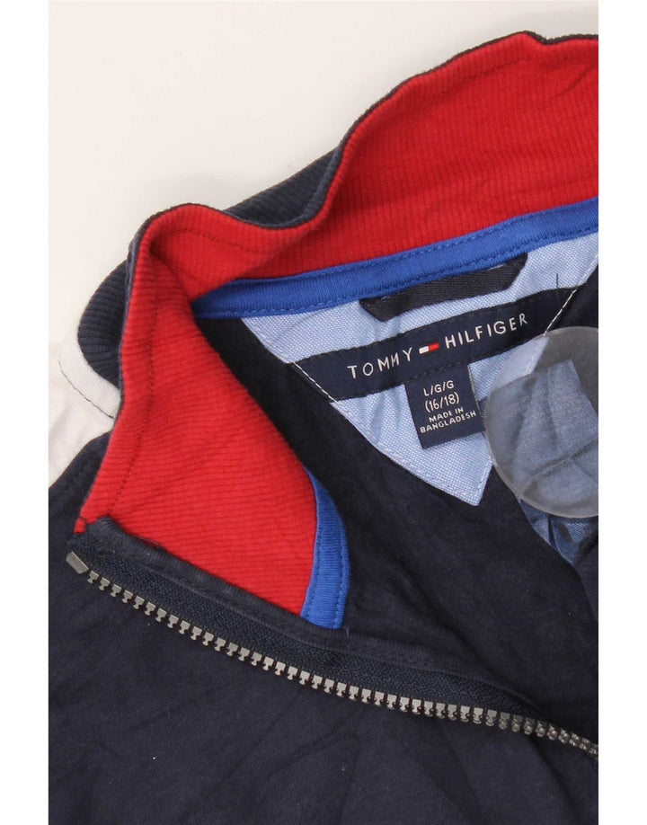 Tommy Hilfiger Sudadera para niño Jumper 15-16 años Grande Azul Marino