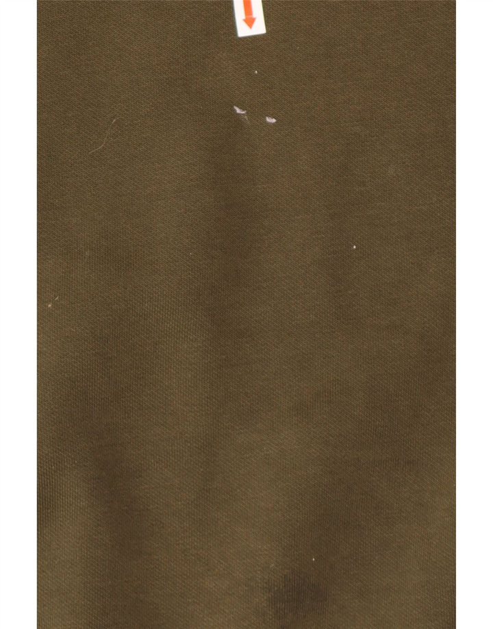 Puma Sudadera Estampada Con Estampado De Algodón Caqui Medio