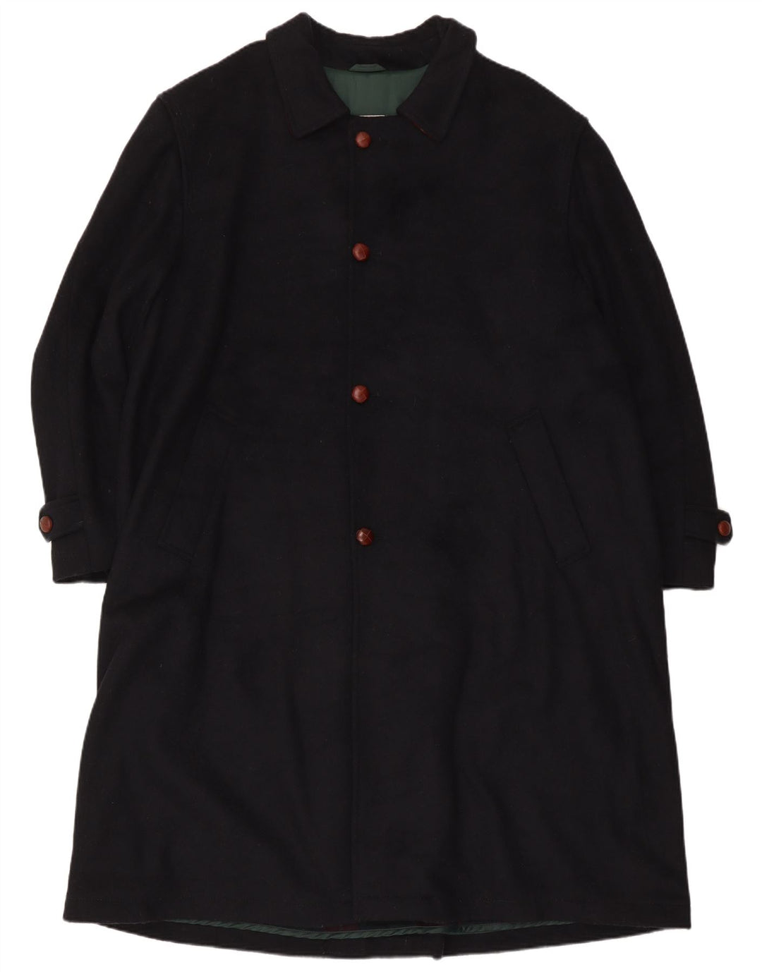 ETON BLUES Abrigo para hombre IT 54 2XL Lana azul marino