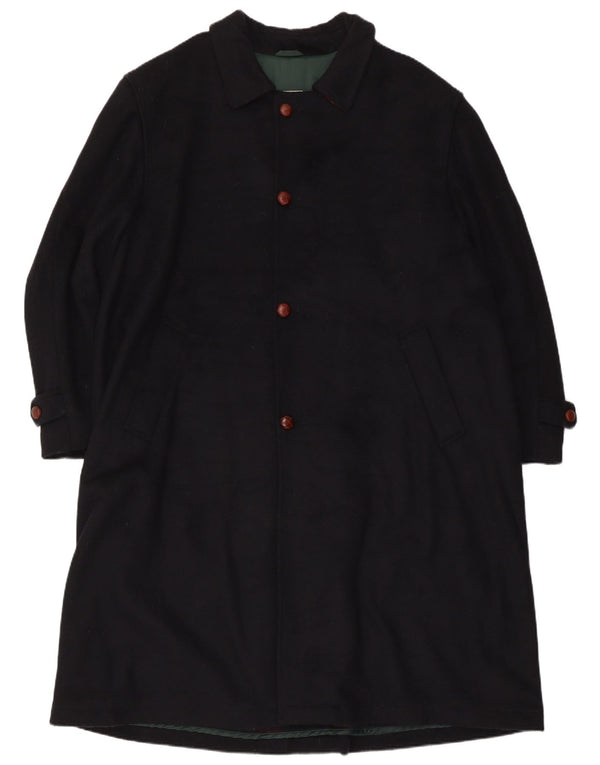 ETON BLUES Abrigo para hombre IT 54 2XL Lana azul marino