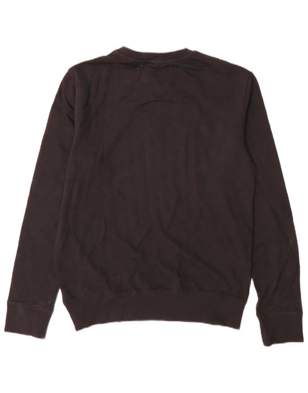 Calvin Klein Jeans Hombre Sudadera Gráfica Jumper Algodón Negro Mediano