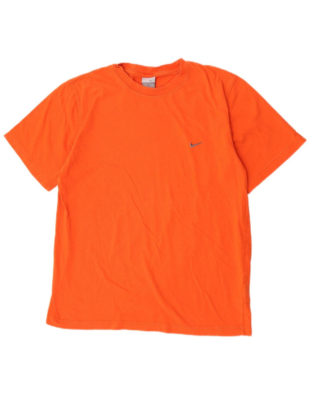 Nike Camiseta Hombre Top UK 39/41 Medio Naranja Algodón