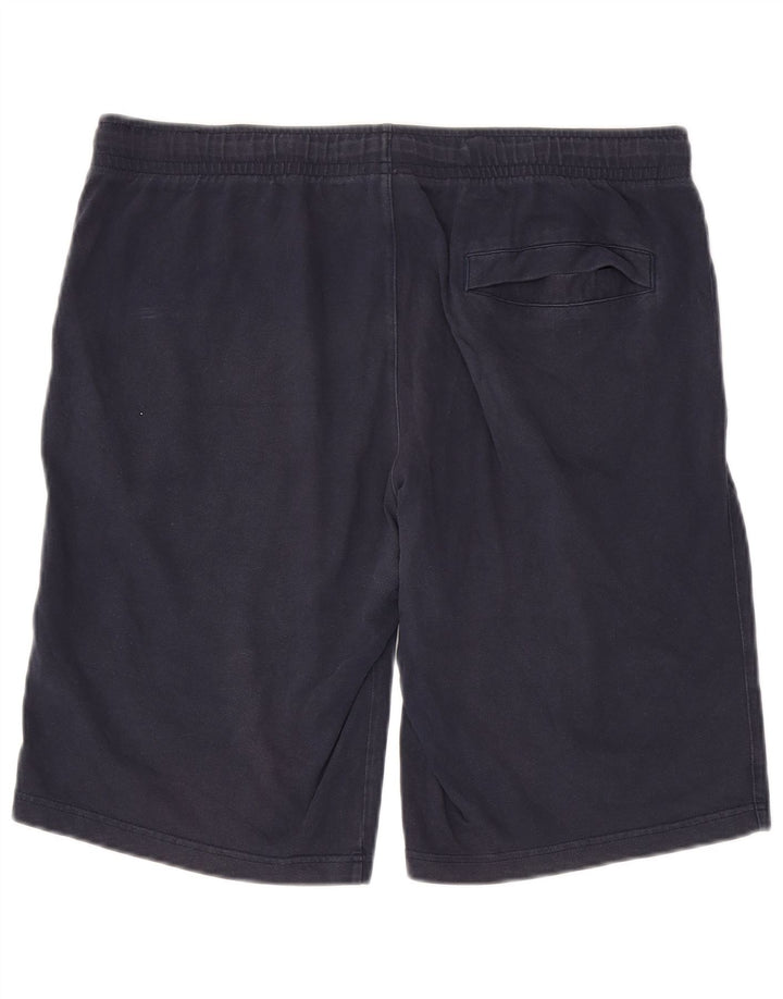 Nike - Pantalones cortos deportivos para hombre, talla grande, algodón azul marino