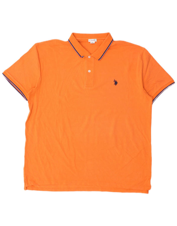 Asociación de Polo de EE. UU. Polo Hombre 3XL Naranja