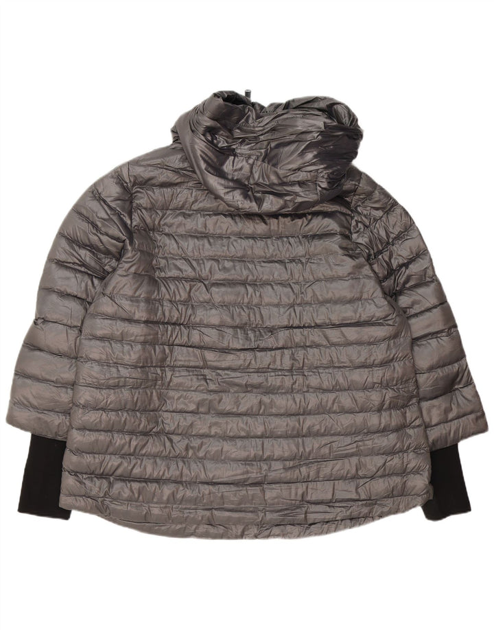 Calvin Klein Chaqueta acolchada extragrande para mujer UK 18 XL Poliéster gris