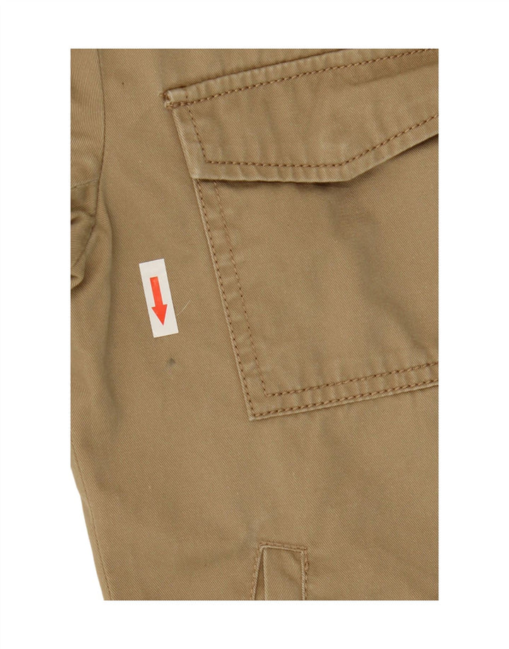 Zara Hombre Cazadora Bomber Militar UK 38 Algodón Beige Medio