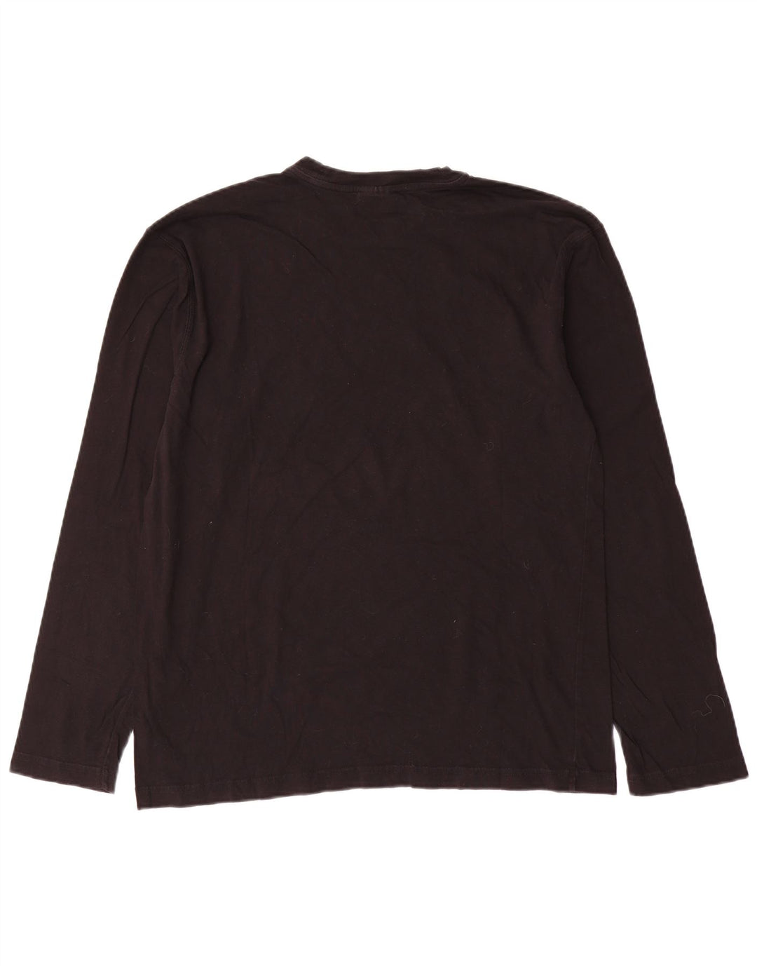 Champion Top gráfico para hombre de manga larga de algodón negro grande