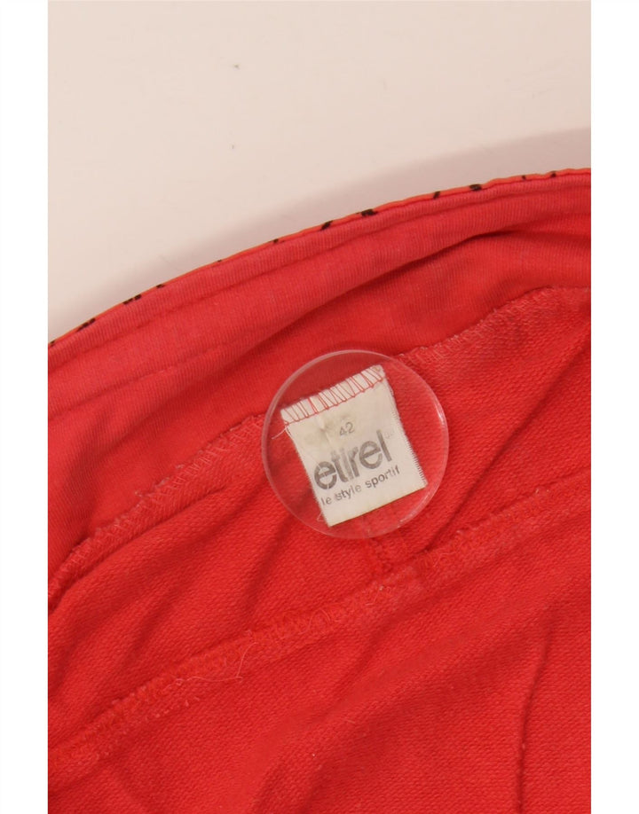 ETIREL Chaqueta superior de chándal extragrande para mujer IT 42 Medium Red Colourblock